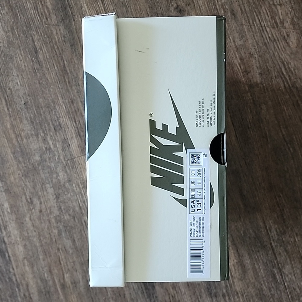 Box Only Jordan 1 Retro OG X Travis Scott Low Olive Shoe Box Size Womens 13.5